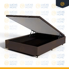 Cama Box Báu + Colchão Ravena Molas Ensacadas Com Pillow Top