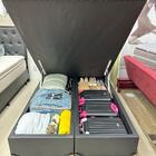 Cama Box Baú Bipartido Casal 1 38 X 1 88 Blindada Diversas Co