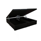 Cama Box Baú Bipartido Casal + Colchão Portobel Verona D28 57