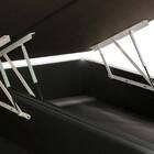 Cama Box Baú Bipartido King 1 93 X 2 03 Blindada Corino Preto