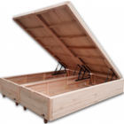 Cama Box Baú Bipartido King Com Com 4 Articulações 193x203x42