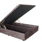 Cama Box Baú Bipartido Queen 1 58 X 1 98 Blindada Tampo Intei