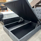 Cama Box Baú Bipartido Queen 1 58 X 1 98 Blindada Tampo Intei