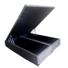 Cama Box Baú Bipartido Queen 1 58 X 1 98 Blindada Tampo Intei
