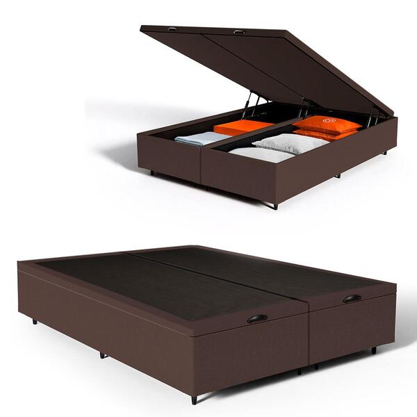 Cama Box Baú Bipartido Super King 193 cm