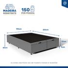Cama Box Baú Bipartido Super King 193 cm