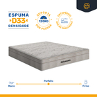 Cama Box Baú Casal + Colchão De Molas Ensacadas Ortobom Airte