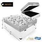 Cama Box Baú Casal + Colchão De Molas Ensacadas - Probel - Ev