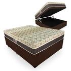 Cama Box Baú Casal + Colchão Molas Ensacadas - Castor - Class