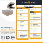Cama Box Baú Casal + Colchão Ortobom De Molas Ensacadas Airte