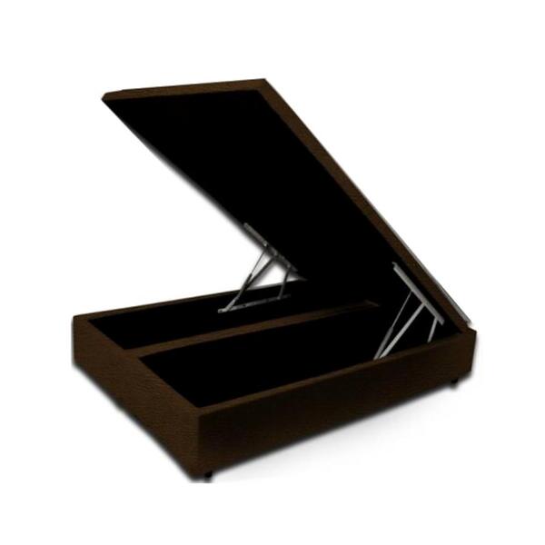 Cama Box Baú Casal Bipartido Premium 138x188x40cm