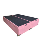 Cama Box Baú Casal Bipartido Suede Rosé Com Pistão A Gás - Es