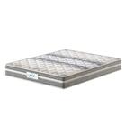 Cama Box Baú Casal Branco + Colchão De Molas Prolastic - Prob