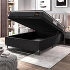 Cama Box Baú Casal Colchão D33 Pillow Top Millenium 138x188x6