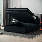 Cama Box Baú Casal Colchão Espuma 138x188x66m Orthoface Grafi