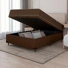 Cama Box Baú Casal Colchão Espuma D33 Marquês 138x188x60cm Ma
