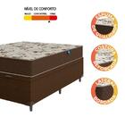 Cama Box Baú Casal Colchão Espuma D33 Marquês 138x188x60cm Ma