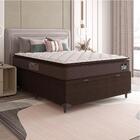 Cama Box Baú Casal Colchão Espuma D45 Pillow Top Strong 138x1
