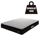 Cama Box Baú Casal Colchão Espuma D45 Pillow Top Strong 138x1