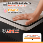 Cama Box Baú Casal Colchão Gazin Maximus Molas Ensacadas 138x