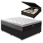 Cama Box Baú Casal Colchão Gazin Maximus Molas Ensacadas 138x