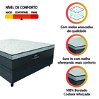 Cama Box Baú Casal Colchão Gazin Maximus Molas Ensacadas 138x