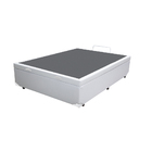 Cama Box Baú Casal Colchão Mola Bonnel + Box Sintético Branco