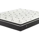 Cama Box Baú Casal Colchão Molas Bonnel + Box Suede Bege 59x1