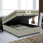 Cama Box Baú Casal Colchão Molas Caribe Gazin 138x188x61cm Br