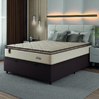 Cama Box Baú Casal Colchão Molas Ensacadas Com Pillow Malta C