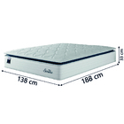 Cama Box Baú Casal Colchão Molas Ensacadas Com Pillow Sevilha