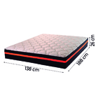 Cama Box Baú Casal Colchão Molas Ensacadas Fênix 138x188x67cm