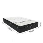 Cama Box Baú Casal Colchão Molas Ensacadas Miami Gazin 138x18