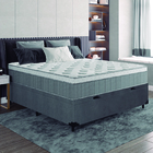 Cama Box Baú Casal Colchão Molas Ensacadas Ômega 138x188x73cm