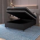 Cama Box Baú Casal Colchão Molas Ensacadas Paradiso 138x188x7