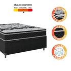 Cama Box Baú Casal Colchão Molas Ensacadas Paradiso 138x188x7