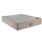 Cama Box Baú Casal Colchão Molas Ortobom 69x138x188 Bege