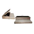 Cama Box Baú Casal Com Auxiliar Ortopédica 138x188x46cm