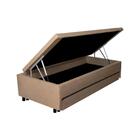 Cama Box Baú Casal Com Cama Auxiliar Para Colchão 138x188x46cm