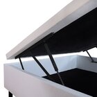 Cama Box Baú Casal Courino Branco 138x188x42 Branco