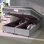 Cama Box Baú Casal King Colchão Molas Ensacadas Com Pillow Ev