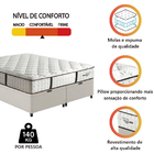 Cama Box Baú Casal King Colchão Molas Ensacadas Gazin Com Pil