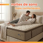 Cama Box Baú Casal King Colchão Molas Guarda Costas Max Com P
