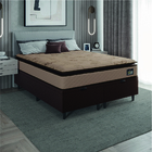 Cama Box Baú Casal Queen Colchão Espuma D33 Pillow Top Van Go