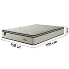 Cama Box Baú Casal Queen Colchão Molas Ensacadas Com Pillow M