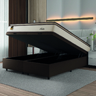 Cama Box Baú Casal Queen Colchão Molas Ensacadas Com Pillow M