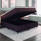 Cama Box Baú Casal Queen Colchão Molas Ensacadas Ômega 158x19