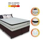 Cama Box Baú Casal Queen Colchão Molas Ensacadas Pillow Top L