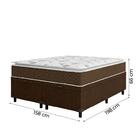 Cama Box Baú Casal Queen Colchão Molas Ensacadas Pillow Top M