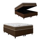 Cama Box Baú Casal Queen Colchão Molas Ensacadas Pillow Top M